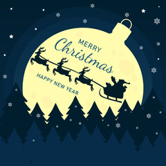 Wall Mural - Christmas paper cut for greeting cards and decoration , Vector illustator