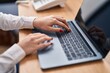 © Krakenimages.com - Young caucasian woman using laptop at office