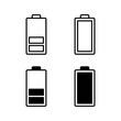 © Lunaraa - Battery icon vector for web and mobile app. battery charging sign and symbol. battery charge level