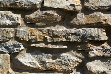 Wall Mural - Vintage stone wall, Seamless texture stone wall, Background, Texture