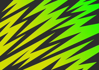 Aufkleber - Abstract background with gradient color sharp and zigzag pattern