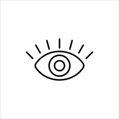 eye icon. outline icon