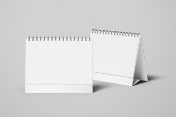 Wall Mural - Desk calendar mockup blank