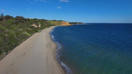 Poster - View of the Black Rock beach from the air, Melbourne Victoria, Australia