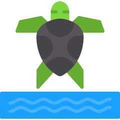 Poster - Sea Turtle Icon