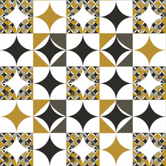 Geometric Seamless Pattern Rhombus Square Modern Design