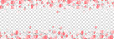 Vector paper hearts png. Valentine's Day, multicolored hearts png. Love, holiday, paper elements.