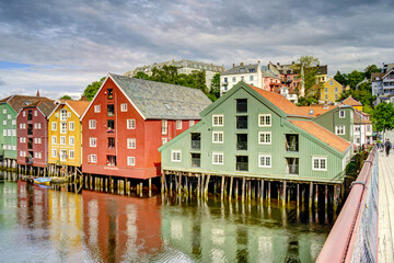 Fototapete - Trondheim, Norway