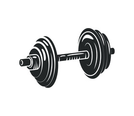 Poster - gym dumbbell weight