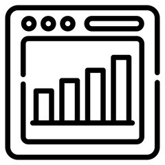 Canvas Print - Chart Icon