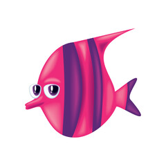 Poster - fish cartoon icon