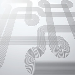 Fototapete - tech modern retro futuristic background .Vector design composition with various technology elements . Abstract contemporary art .