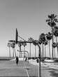 Man walking in the Venice beach in Los Angeles