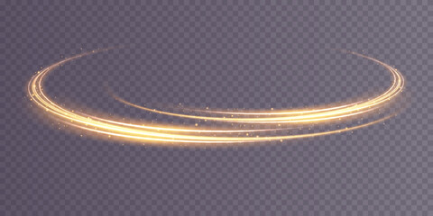 Abstract beautiful light background. Magic sparks on a dark background. Mystical speed stripes, glitter effect. Shine of cosmic rays. Neon lines of speed and fast wind. Glow effect, powerful energy.