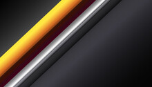 Dark Gray Abstract Background With Golden Yellow White Maroon Lines