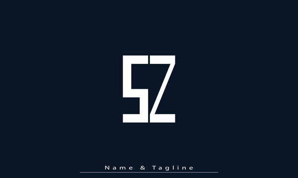 Alphabet letters Initials Monogram logo SZ , ZS
