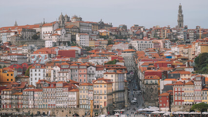 Wall Mural - City Porto view. The old building of city Porto, Portugal