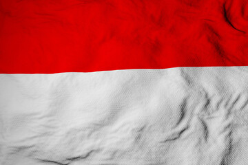 Indonesian flag in 3D rendering