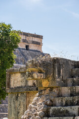 Pyramid of Kukulcan in the Chichen Itza Archaeological Zone.