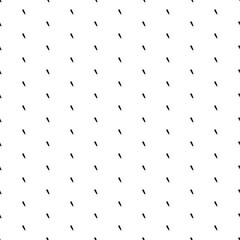 Poster - Square seamless background pattern from geometric shapes. The pattern is evenly filled with small black falling rocket symbols. Vector illustration on white background