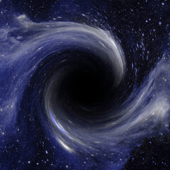 Wall Mural - Black hole and galaxy. This image elements furnished by NASA. 