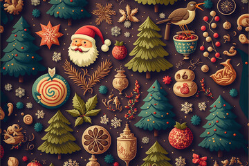 seamless christmas pattern