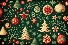 Background With Christmas Balls