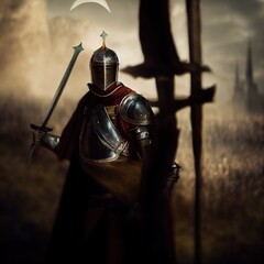 Wall Mural - Templar Knight