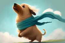 A Cute Dog Illustration