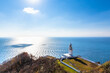 北海道室蘭、チキウ岬灯台・11月、日本