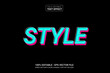 © Shigit - Editable 3d text effect Stlye cartoon template stlye modren concept premium vector