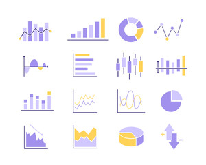 Poster - Business data market elements,Diagrams and graphs,statistic and data, infographics business, money, down or up, analytic report