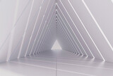 Fototapeta Przestrzenne - 3d rendering tunnel architecture picture