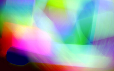 Poster - colorful illustration abstract background with light