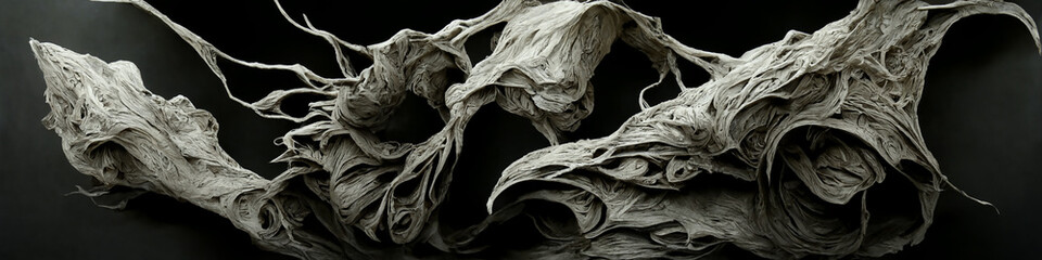 Poster - Wave color Liquid shape. Abstract design created with Generative Ai technology