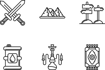 Poster - Set of Unique Vector Icons