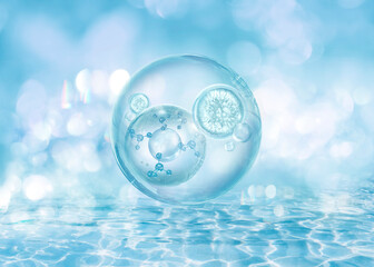 abstract background for cosmetic product