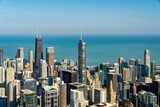 Fototapeta  - Chicago building architecture and cityscape