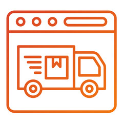 Sticker - Express Shipping Icon Style