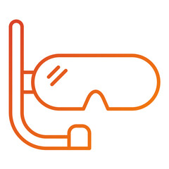 Sticker - Snorkeling Icon Style