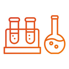 Canvas Print - Laboratory Icon Style