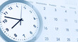 © Stillfx - Clock face and calendar composite