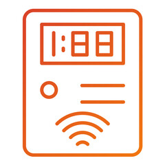 Poster - Smart Meter Icon Style