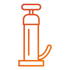 Poster - Air Pump Icon Style