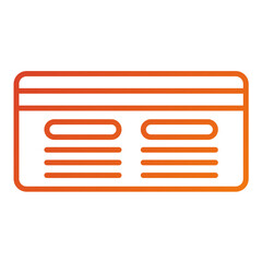 Sticker - Credit Card Icon Style