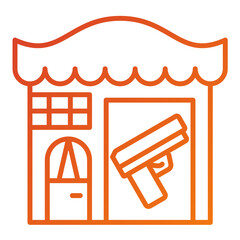 Sticker - Gun Shop Icon Style