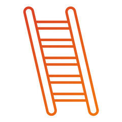 Canvas Print - Ladder Icon Style