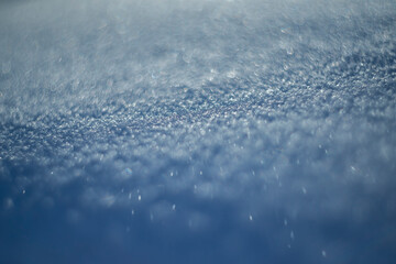 Sticker - winter snow background - snow covered surface