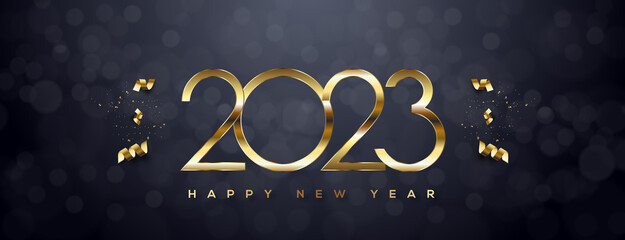 2023 Happy New Year Greeting Card