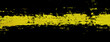 Sfondo orizzontale banner background nero con linee di spray gialla